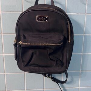Kate Spade Nylon Black Backpack